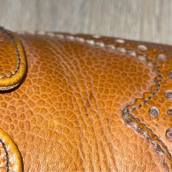 Itshide Brouge Oxfords Men’s Commando Style Chunky Sole Made In England Brown - Picture 4 of 15